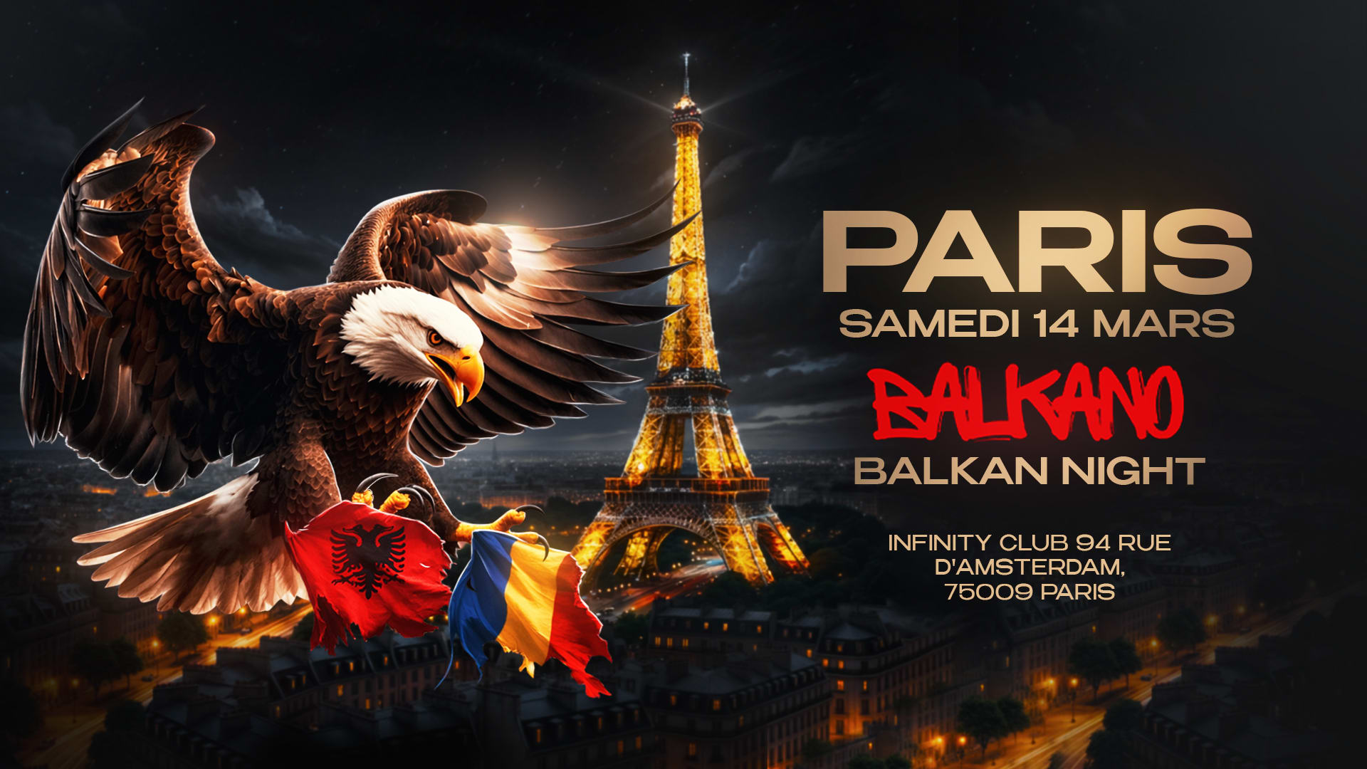 Balkano Invasion – Paris 14 Mars