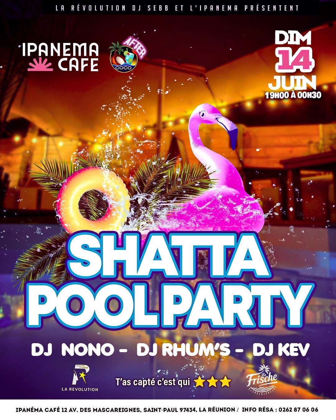 Shatta Pool Party Juin 2026