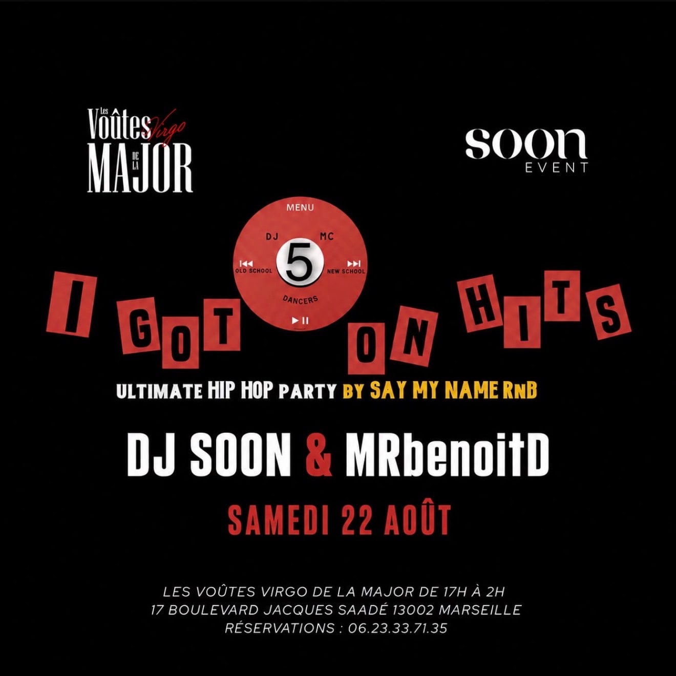 I Got 5 On Hits - Dj Soon & Mrbenoitd - By Say My Name Rnb