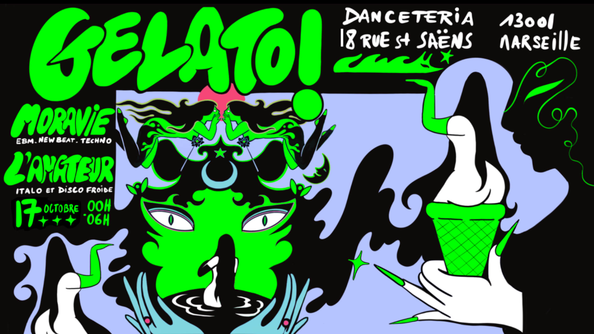 Gelato (Moravie + L'amateur) @ Danceteria