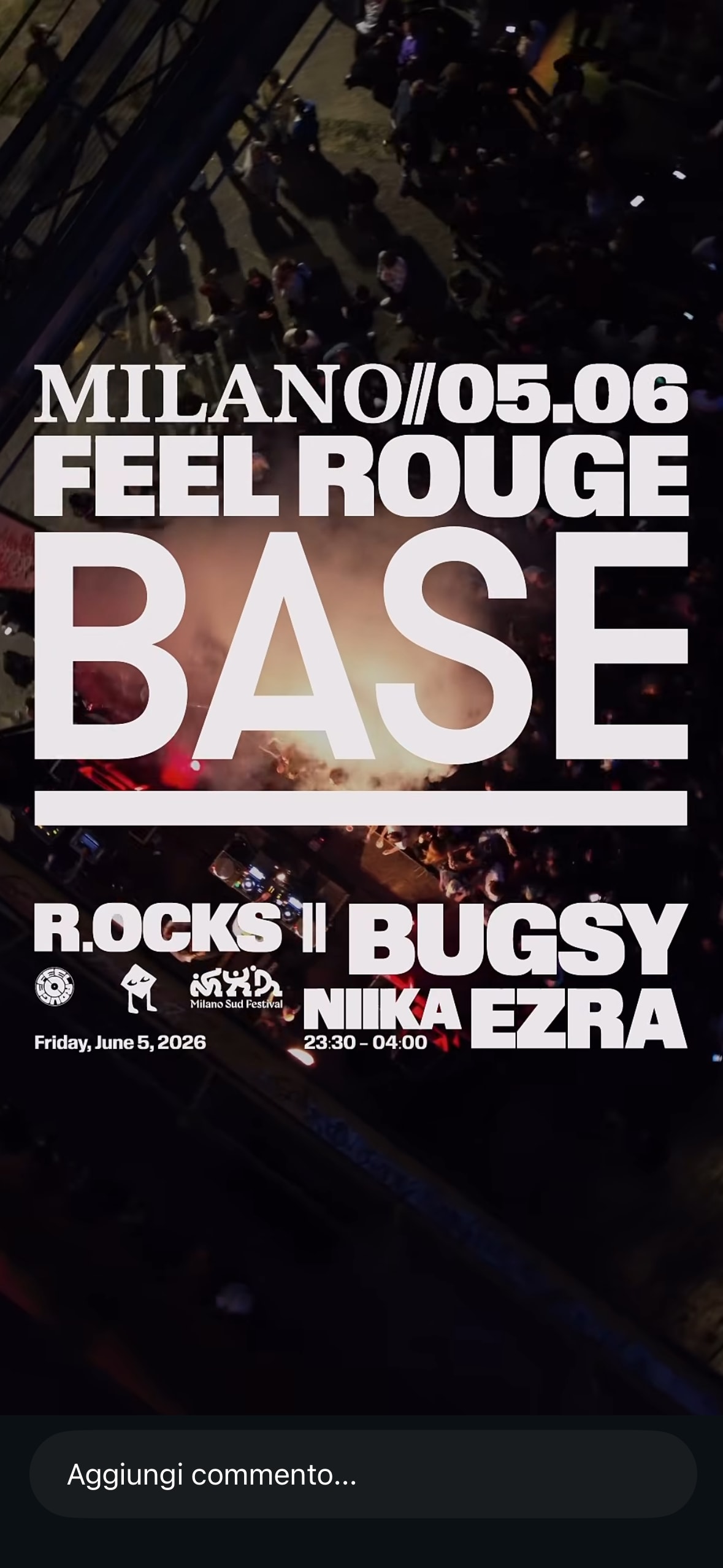 Feel Rouge At Base Milano