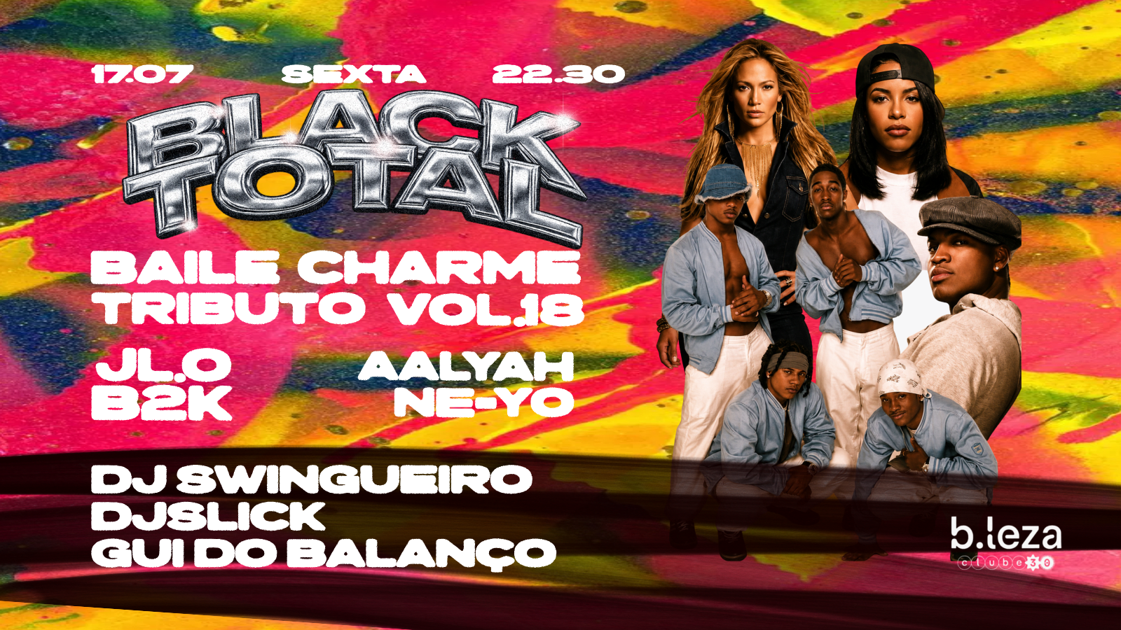 Black Total Vol18 - Tributo J.L B2k Ne-Yo & Aalyah