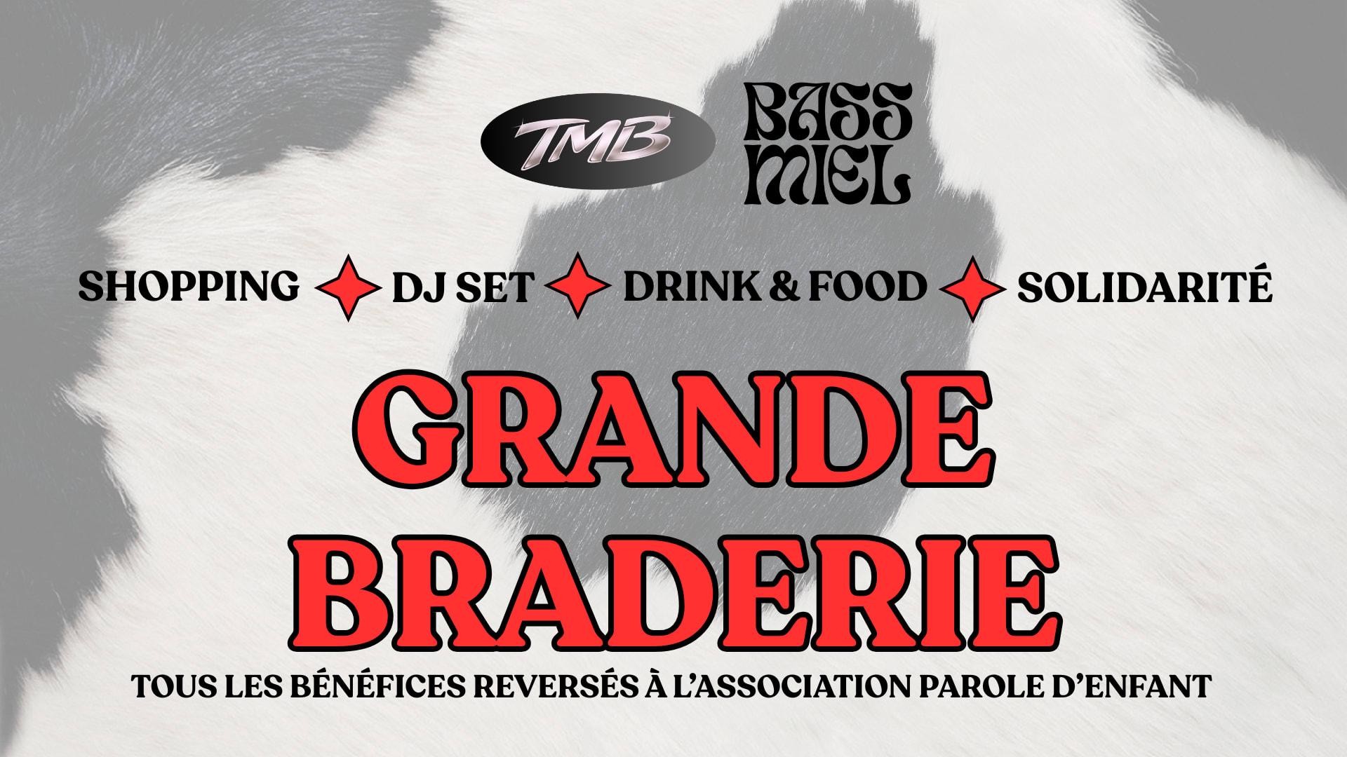 Grande Braderie Solidaire — Tmb X Bass Miel