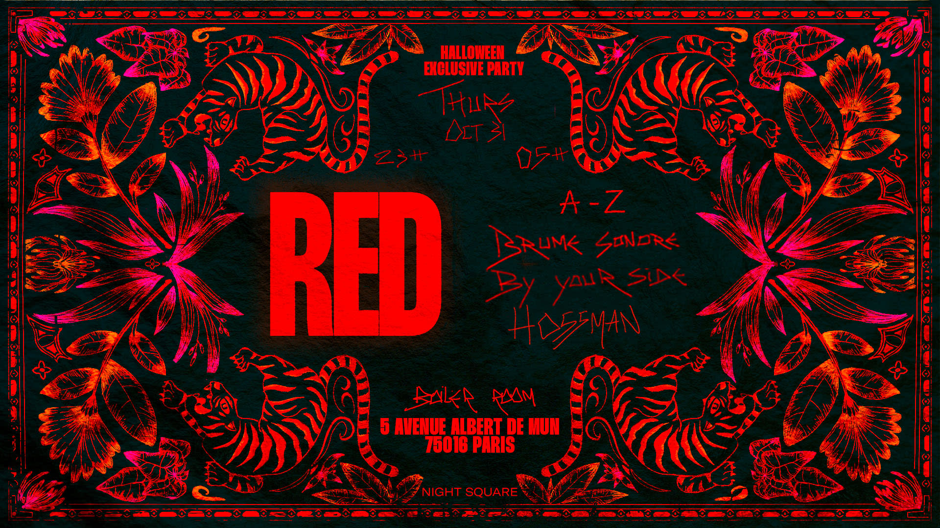 Red Private Room Halloween Edition @Medusarium