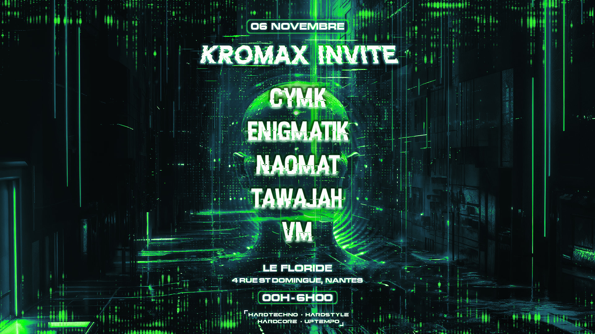 Kromax Invite Cymk, Naomat, Vm, Enigmatik & Tawajah