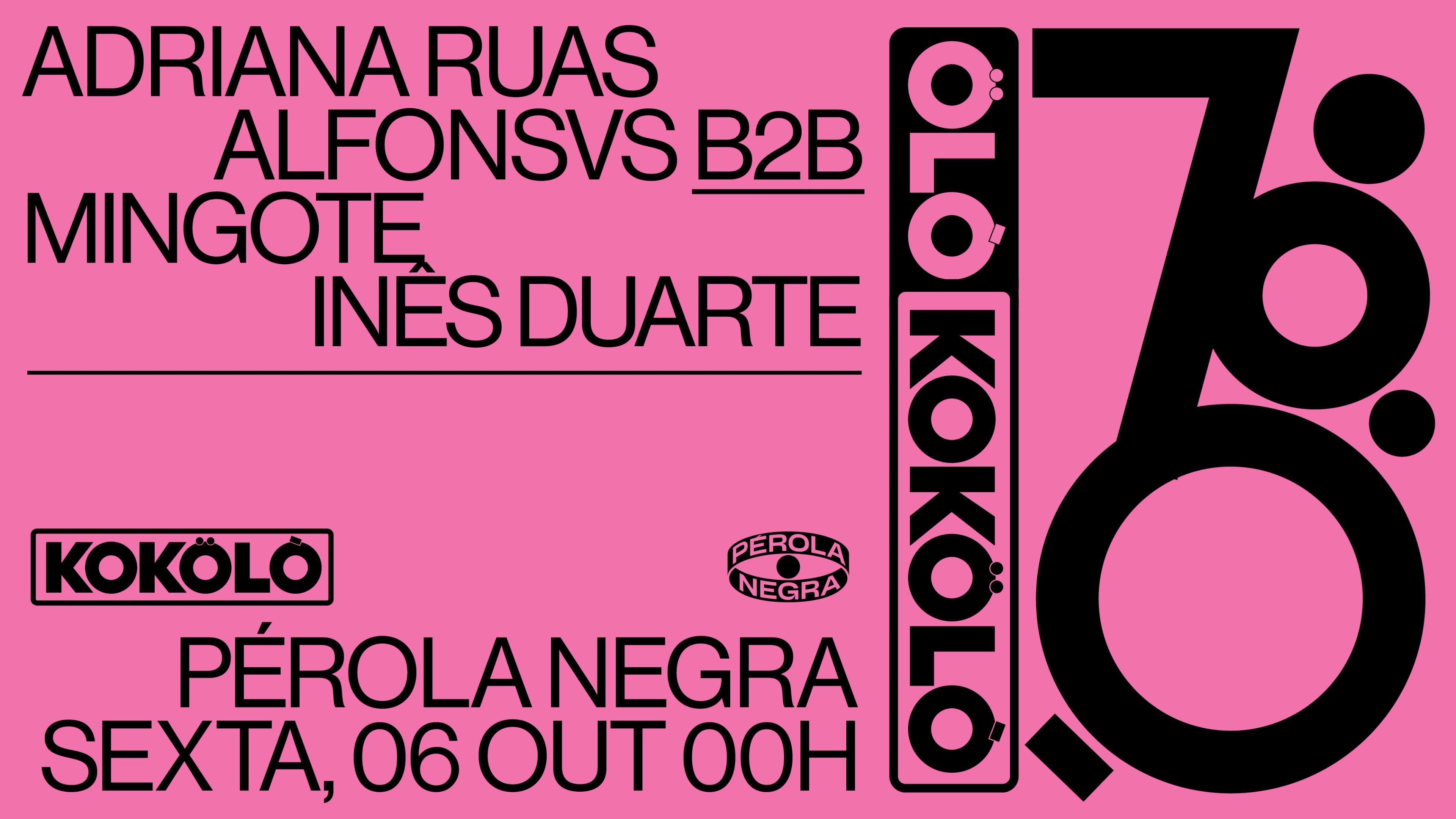 Ölò By Kokölò | Pérola Negra | 06.10.2023