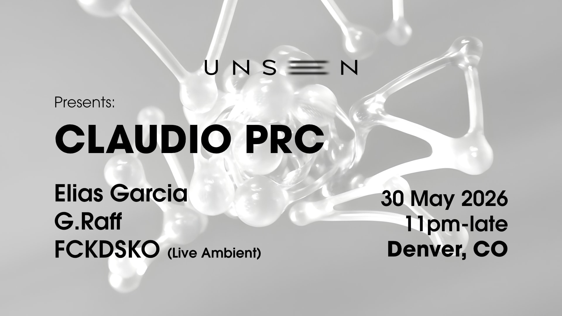 Unseen Presents: Claudio Prc