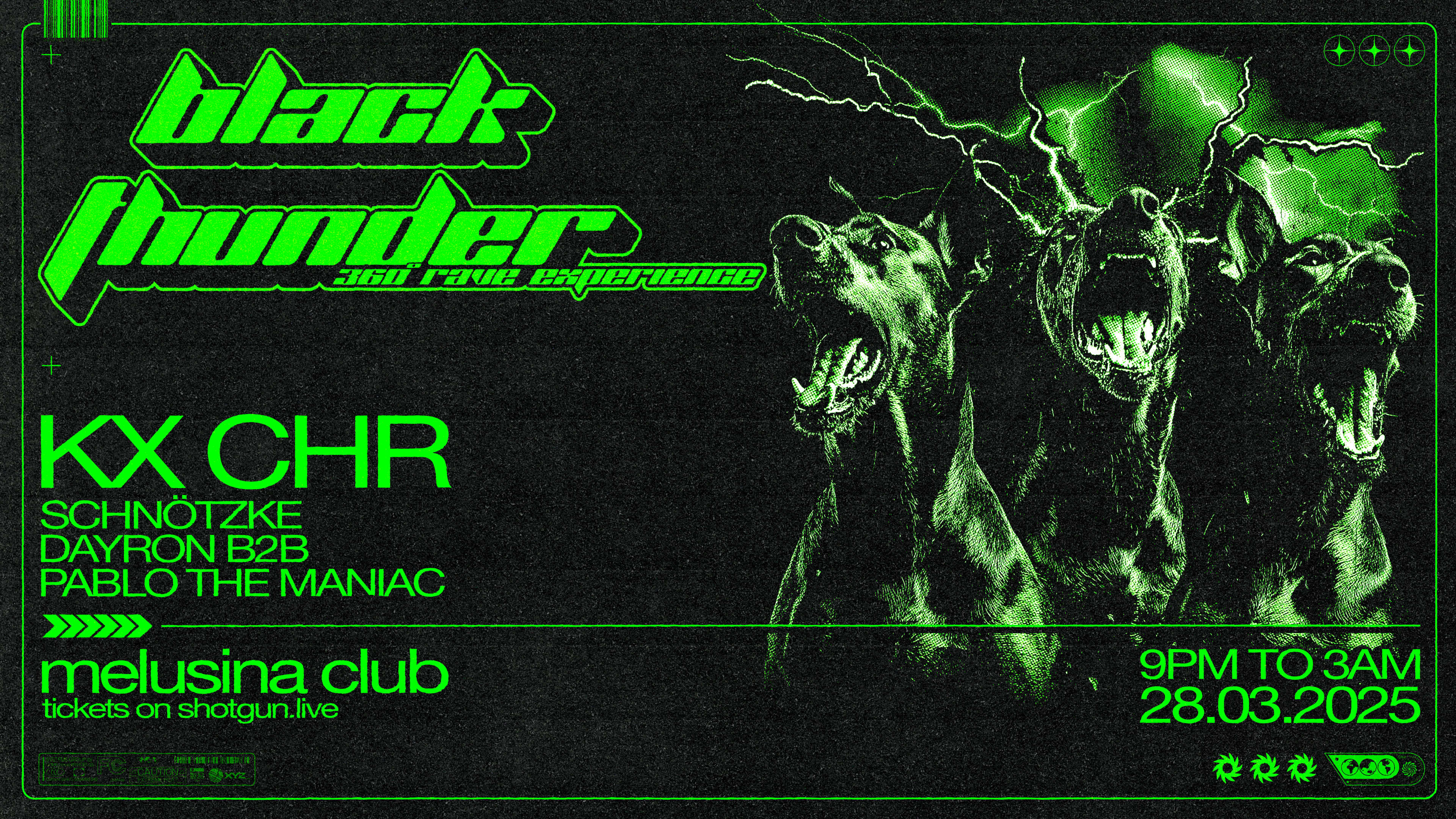 Black Thunder W/ Kx Chr, Dayron B2b Pablo The Maniac & More