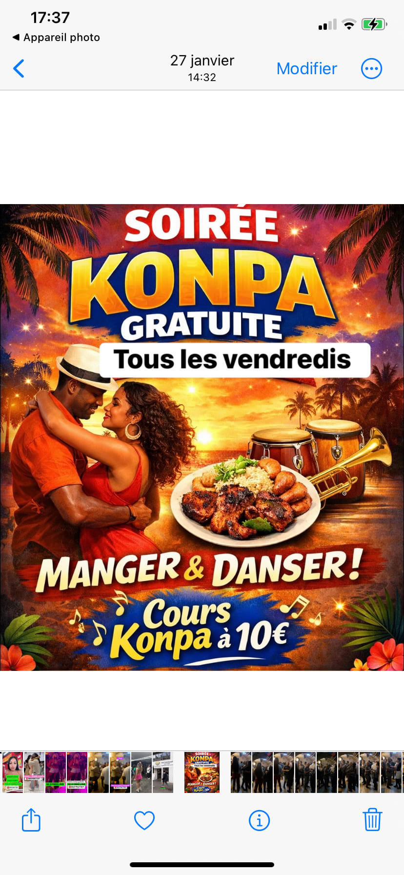 Soirée + Cours De Danse Konpa