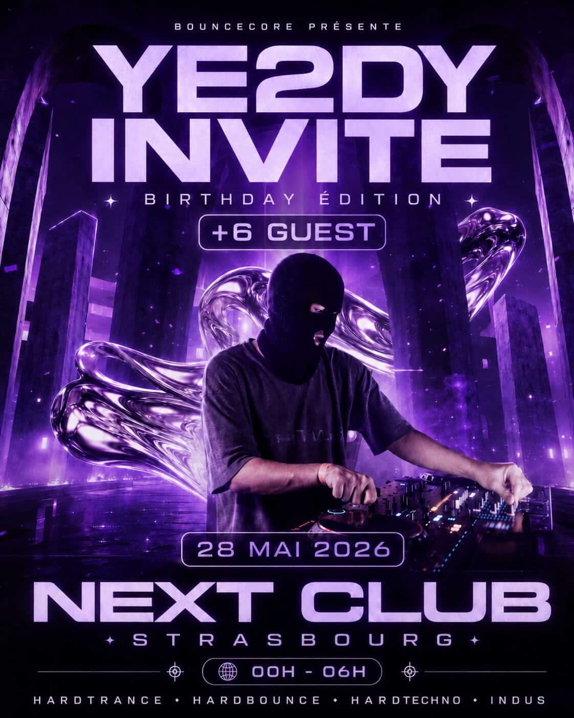Ye2dy Invite - Strasbourg
