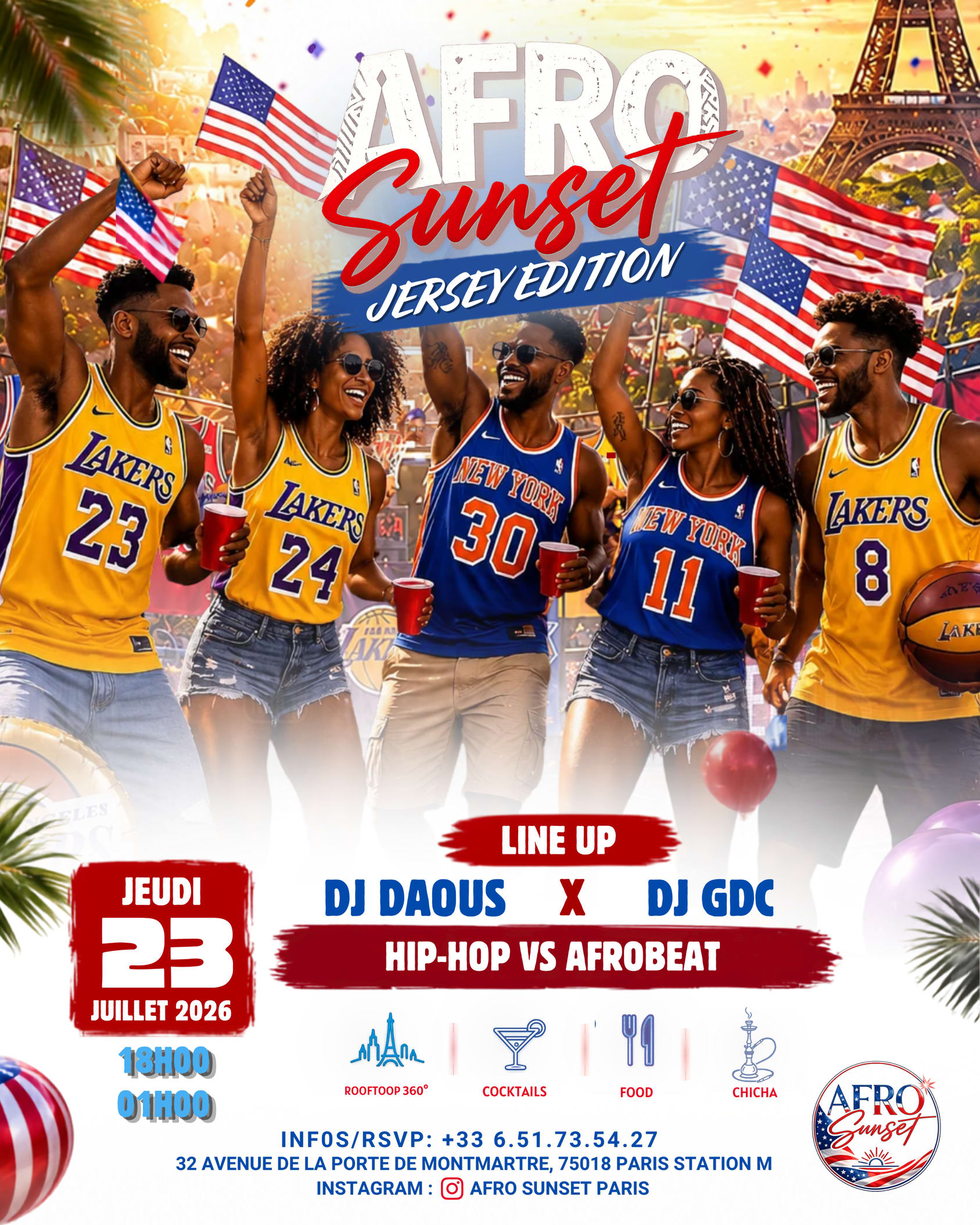 Afro Sunset — Jersey Edition