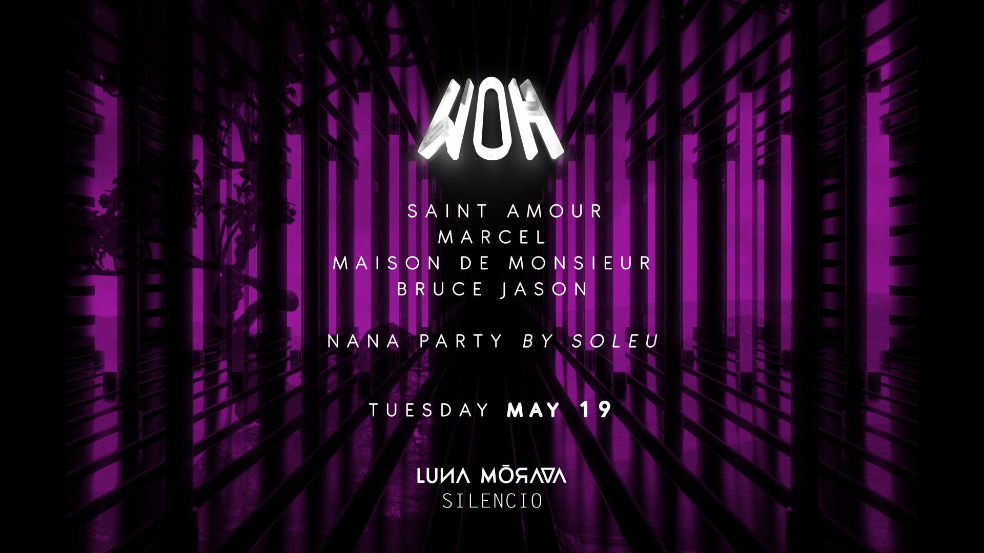 Woh Invite Luna Morada : Saint Amour & Maison De Monsieur