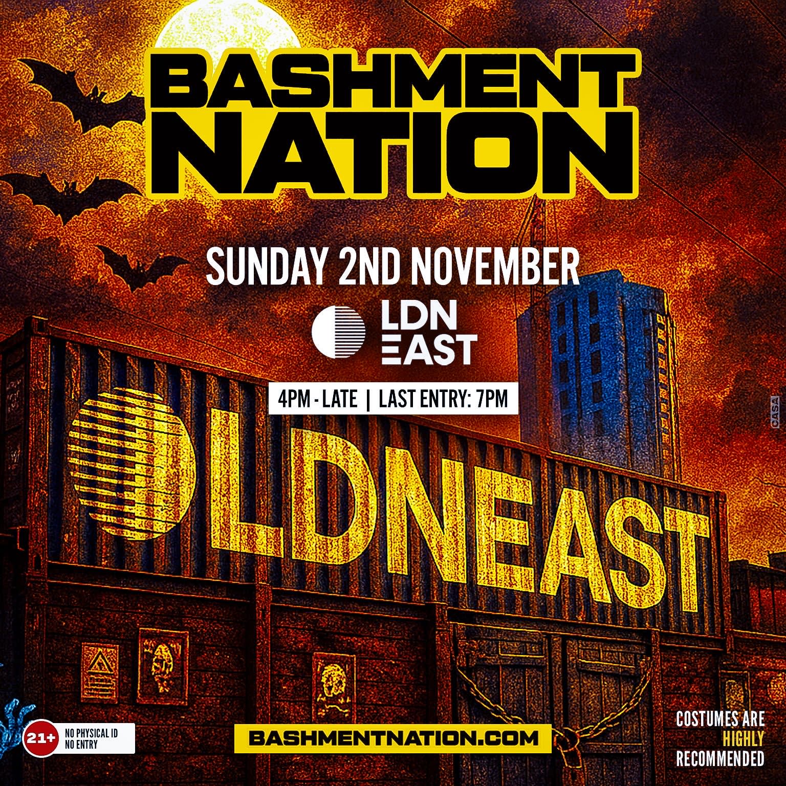Bashment Nation - London’S Biggest Halloween Day Festival