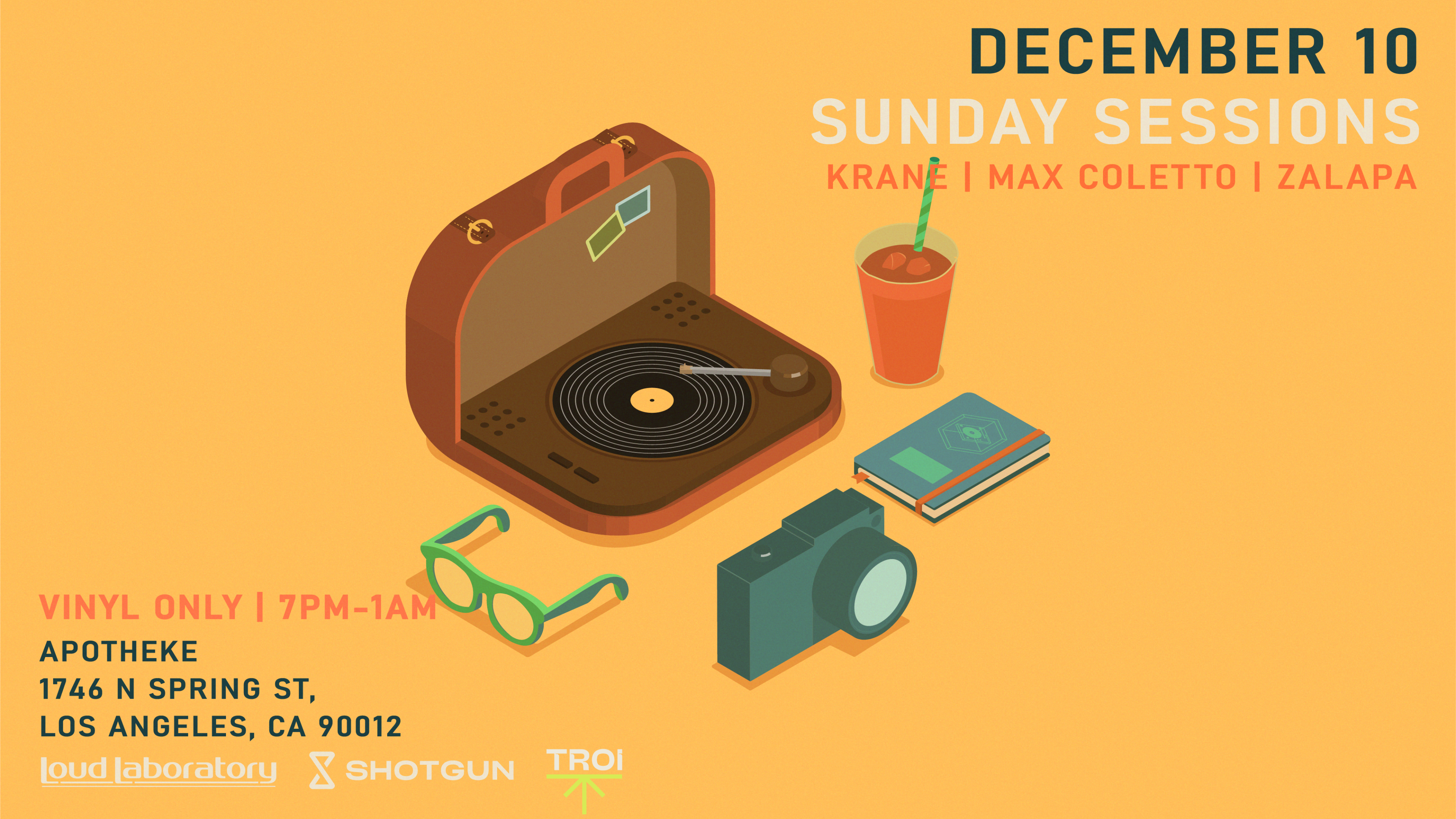 Sunday Sessions La (Vinyl Only) 12/10/23