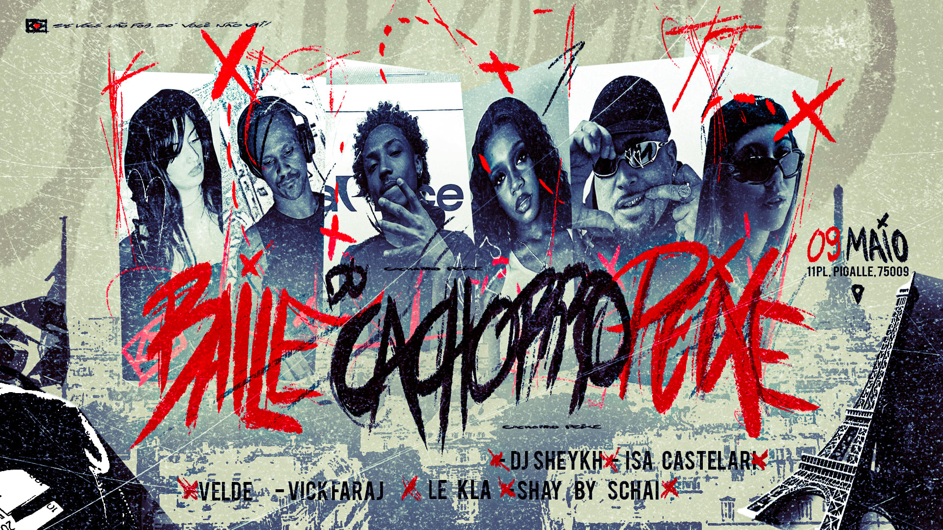Baile Do Cachorro Peixe Cp - Samedi 9 Mai - Folies Pigalle