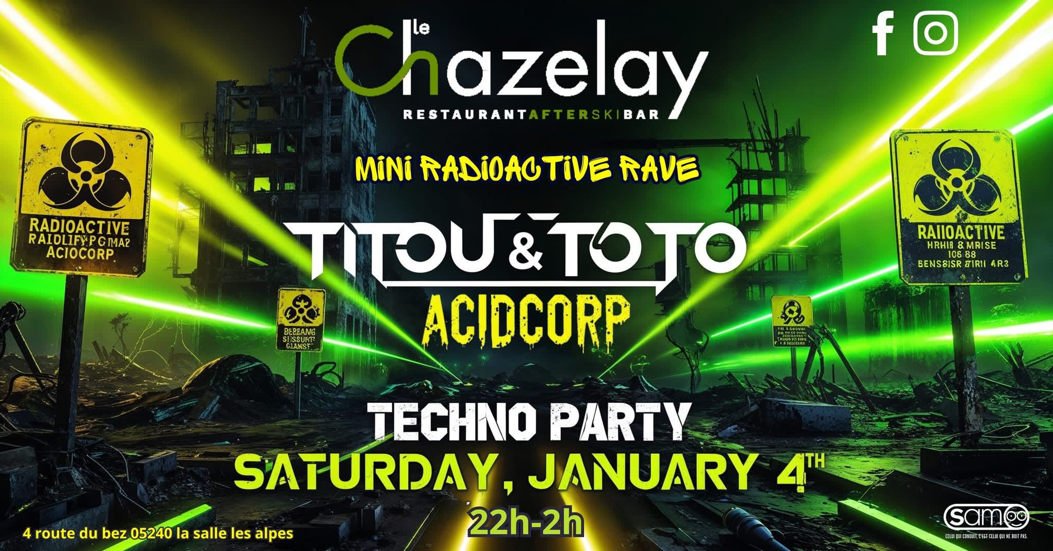 Soirée Radioactive Dj Set - Serre Chevalier
