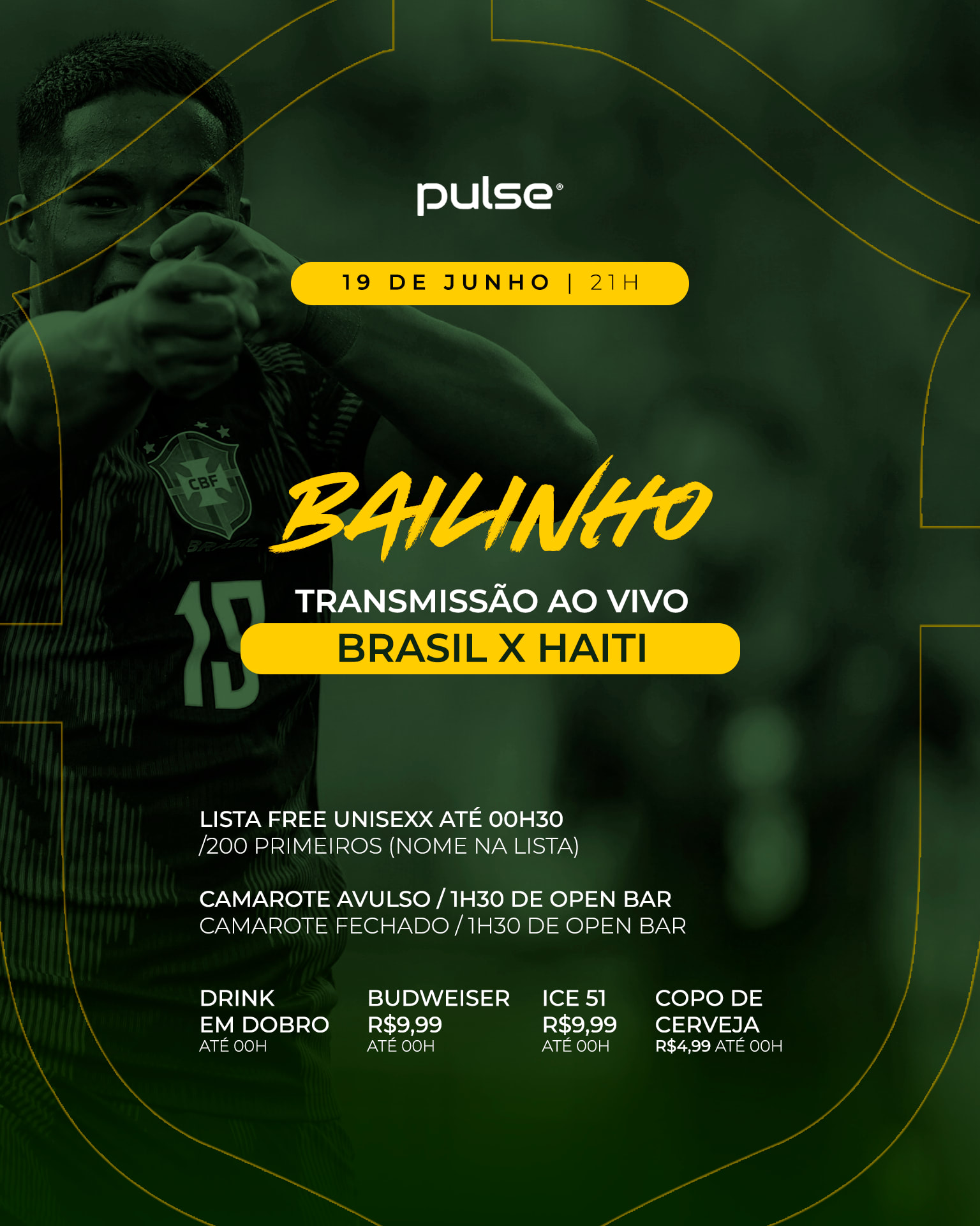 Bailinho • Jogo Do Brasil | Pulse Club