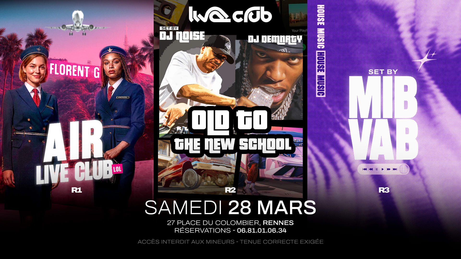 Old To The New School: Flo G - Mib - Dj Noise, Dj Demnaty