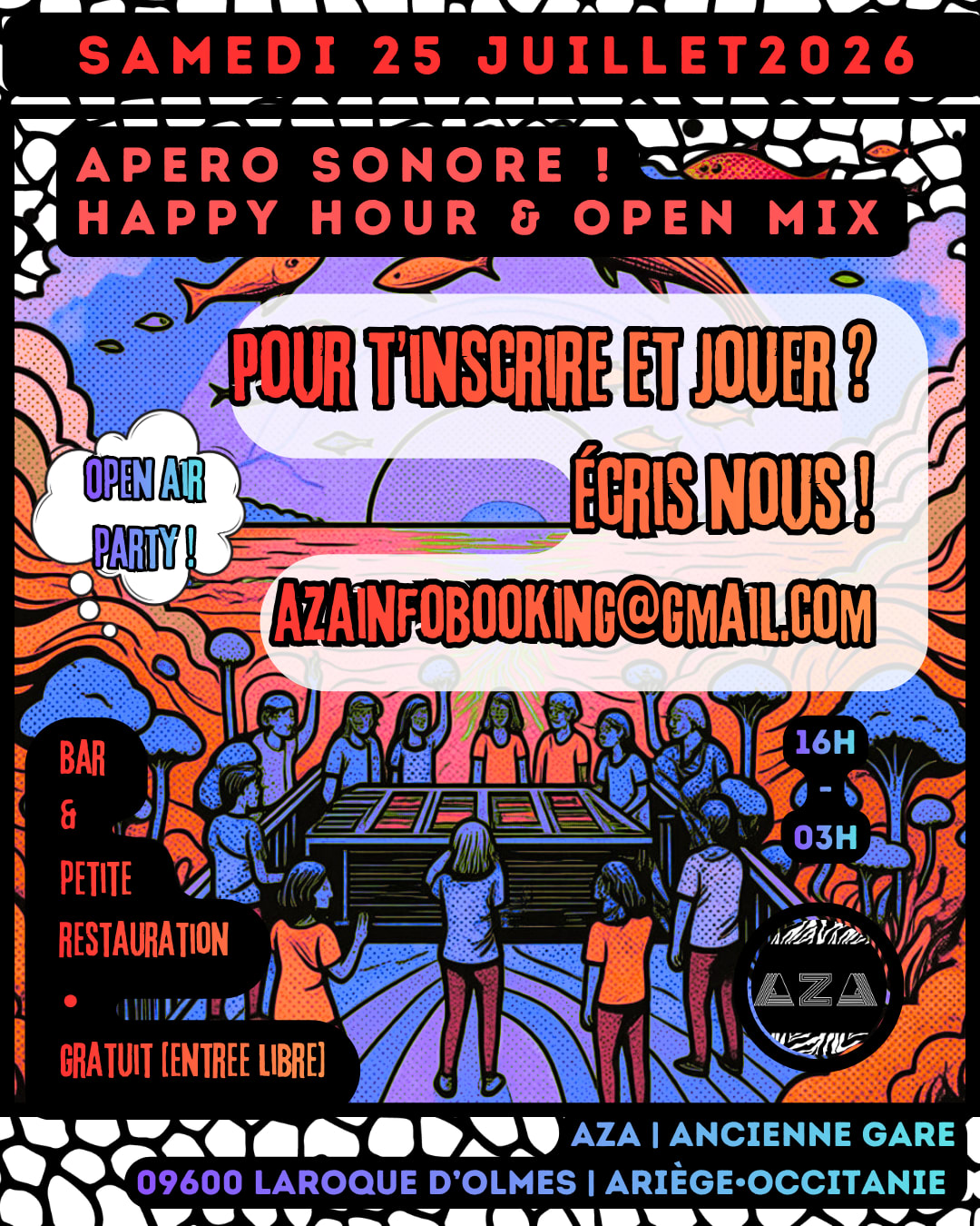 Apéro Sonore ||25.07.26|| Open MIX & Happy Hour