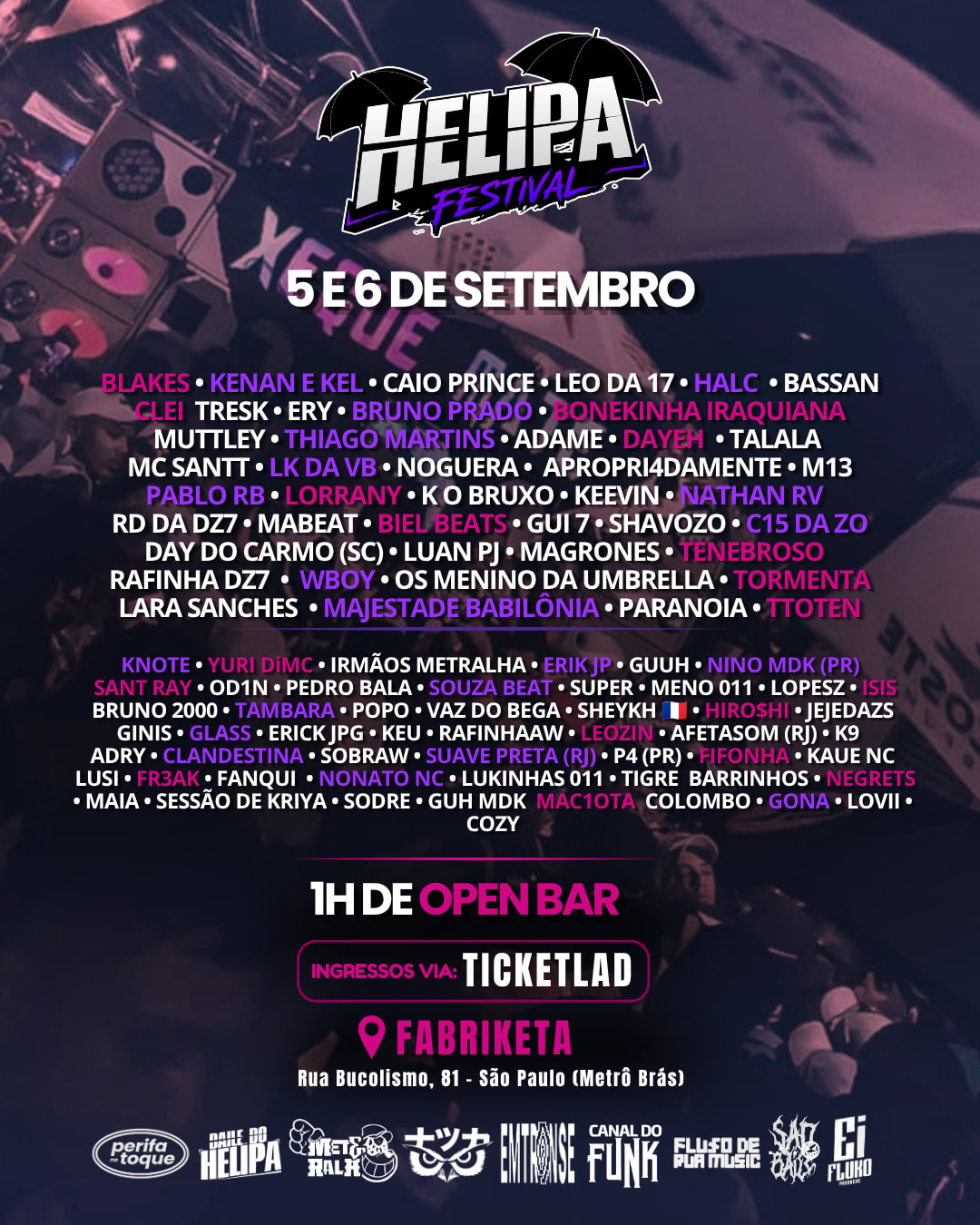 Helipa Festival         (Com Paredão E Open Bar)