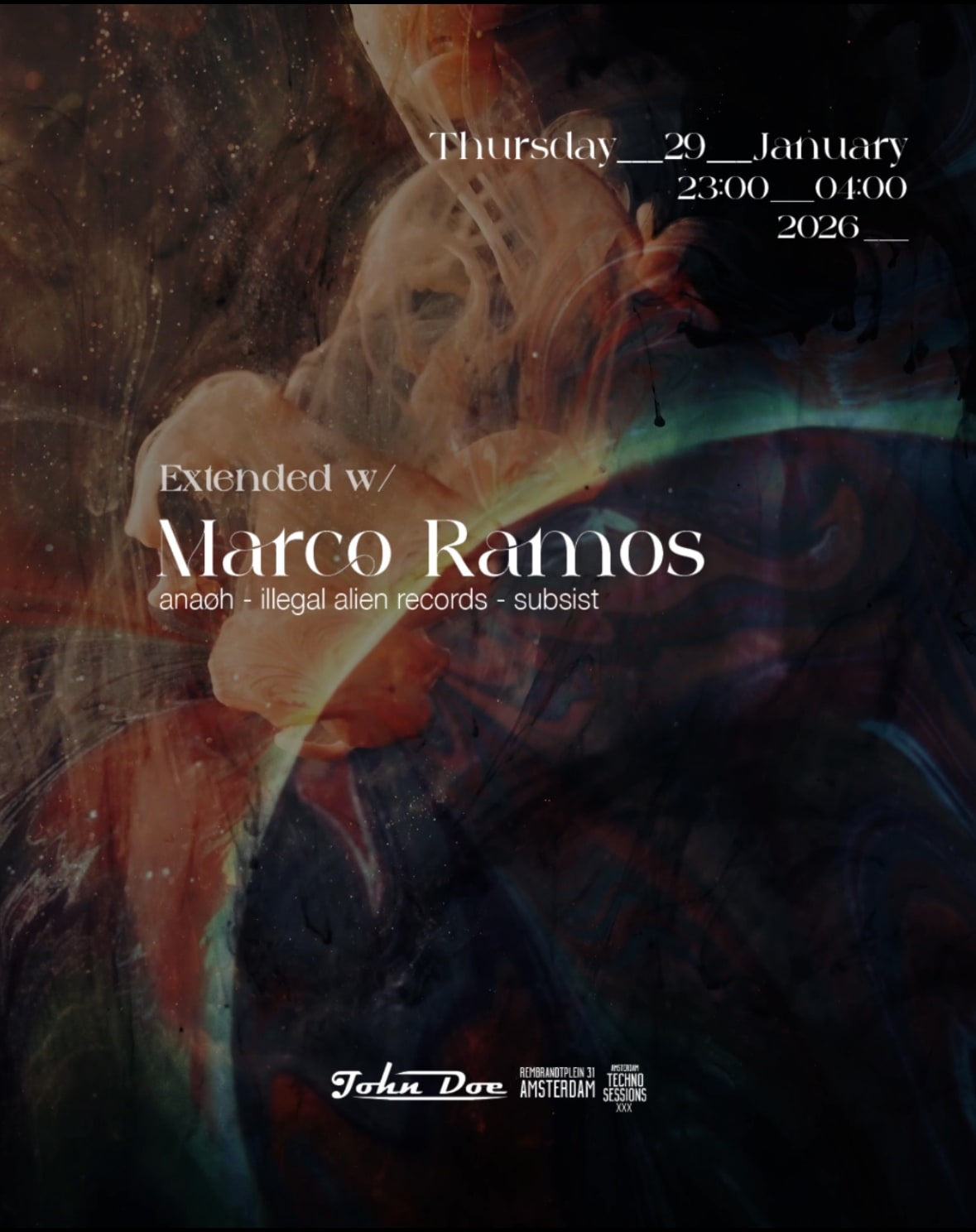 Amsterdam Techno Sessions - Extended W/ Marco Ramos (Anah)