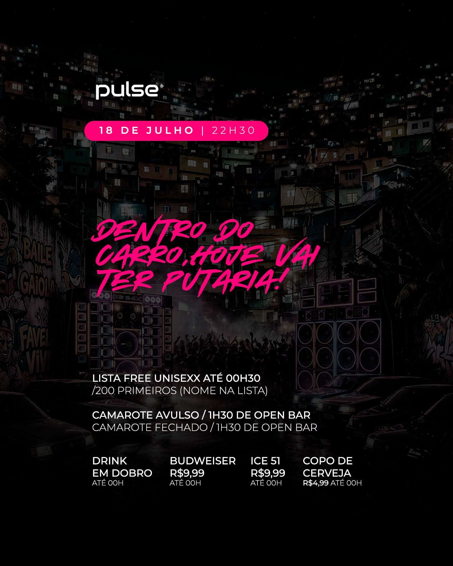 Dentro Do Carro, Hoje Vai Ter Putaria! | Pulse Club