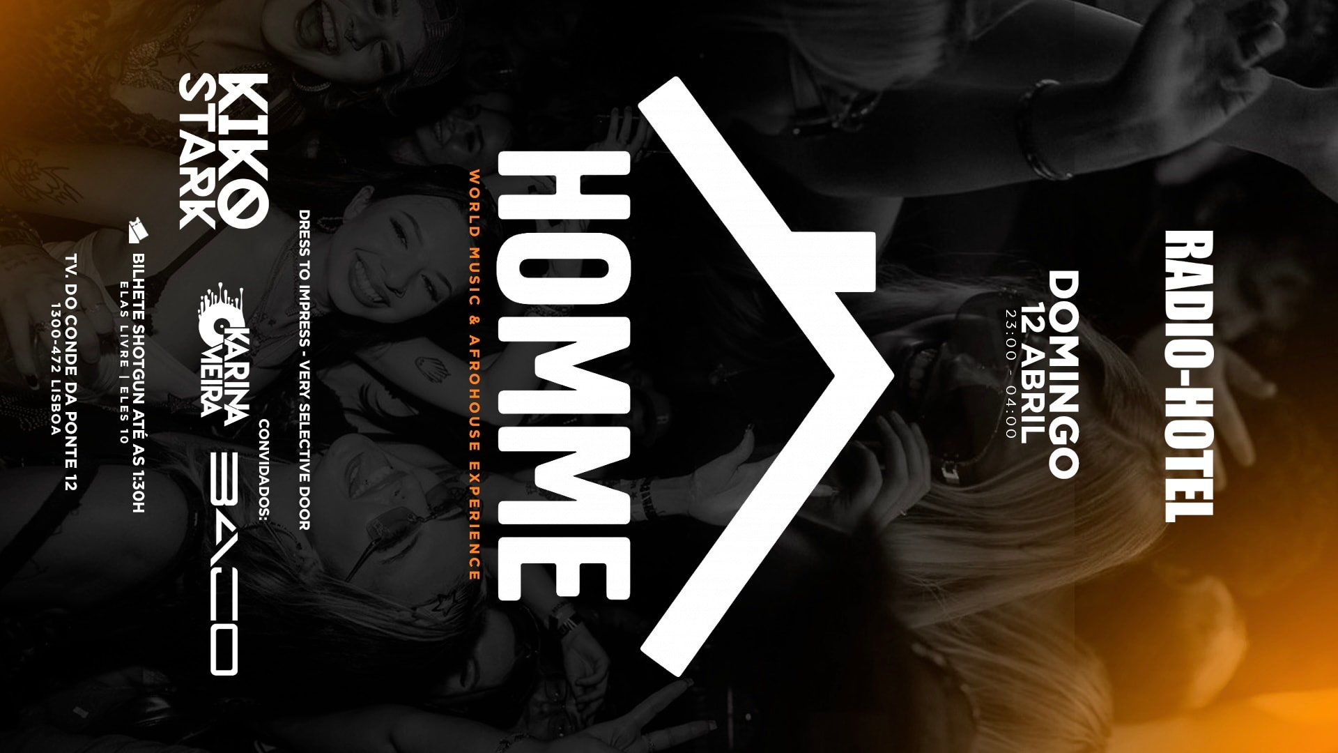 Radio Hotel | Homme | Dom 12 Abril