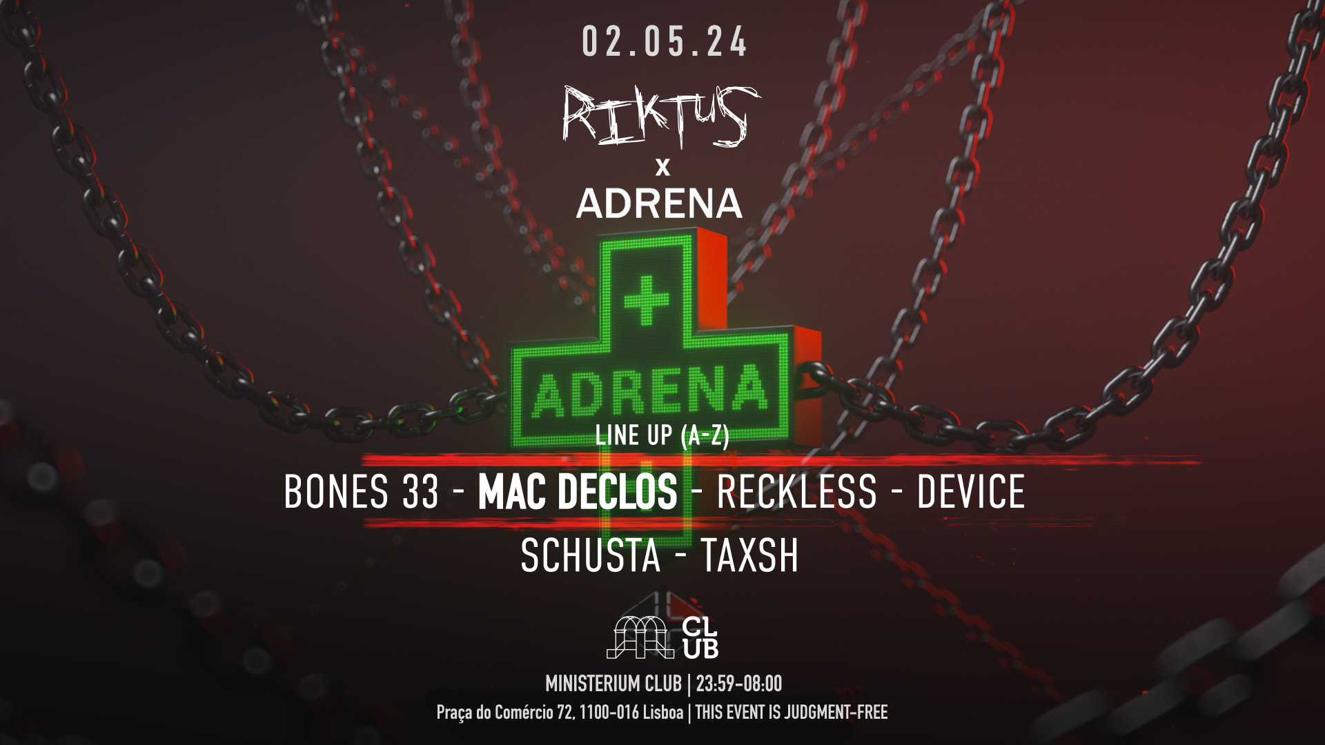 Riktus X Adrena With Mac Declos | Portugal Debut