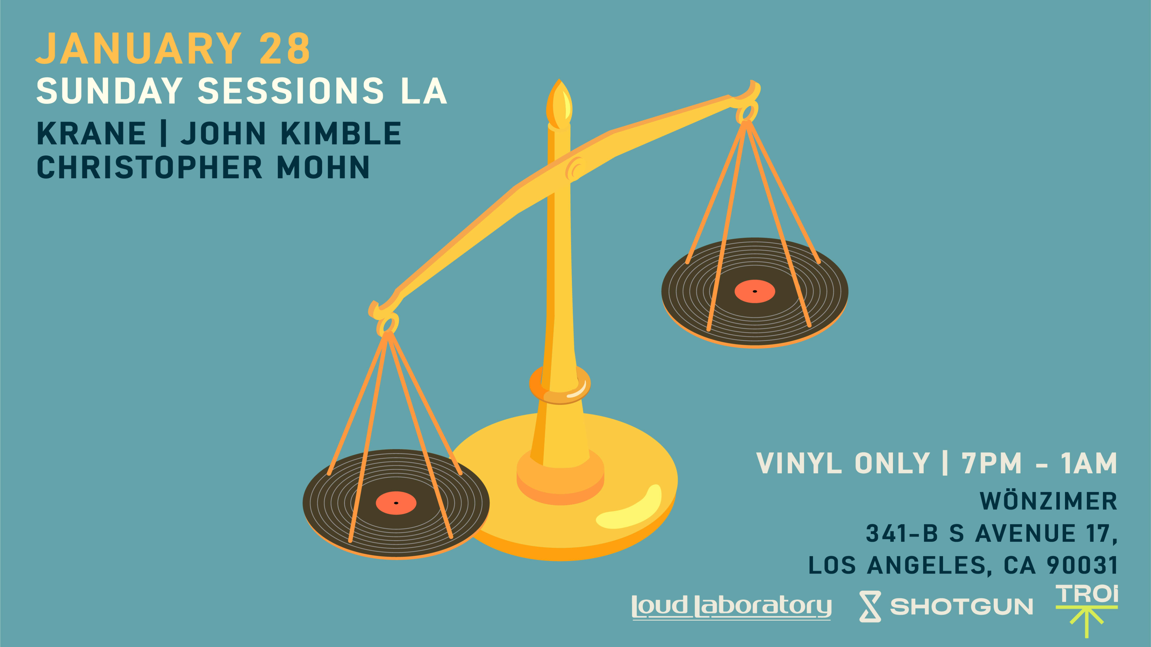 Sunday Sessions La (Vinyl Only) 01/28/24