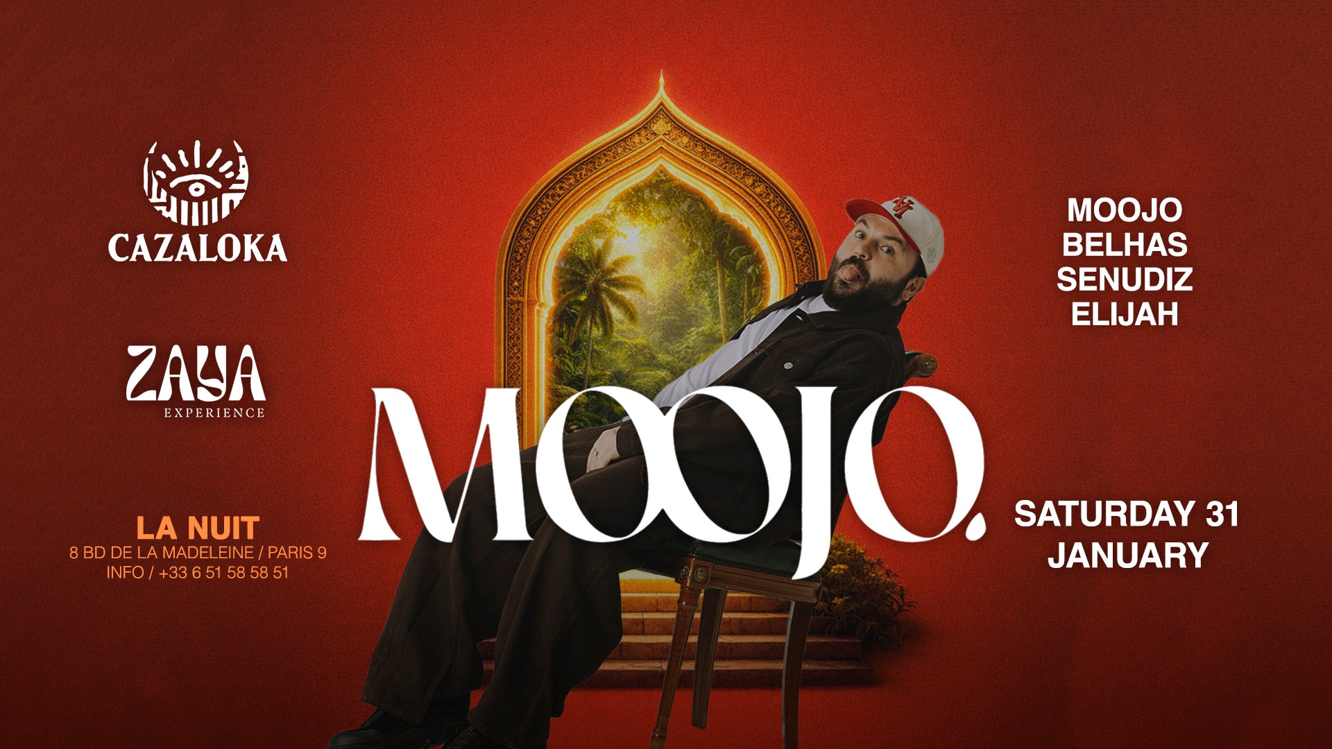 Moojo At Cazaloka | La Nuit