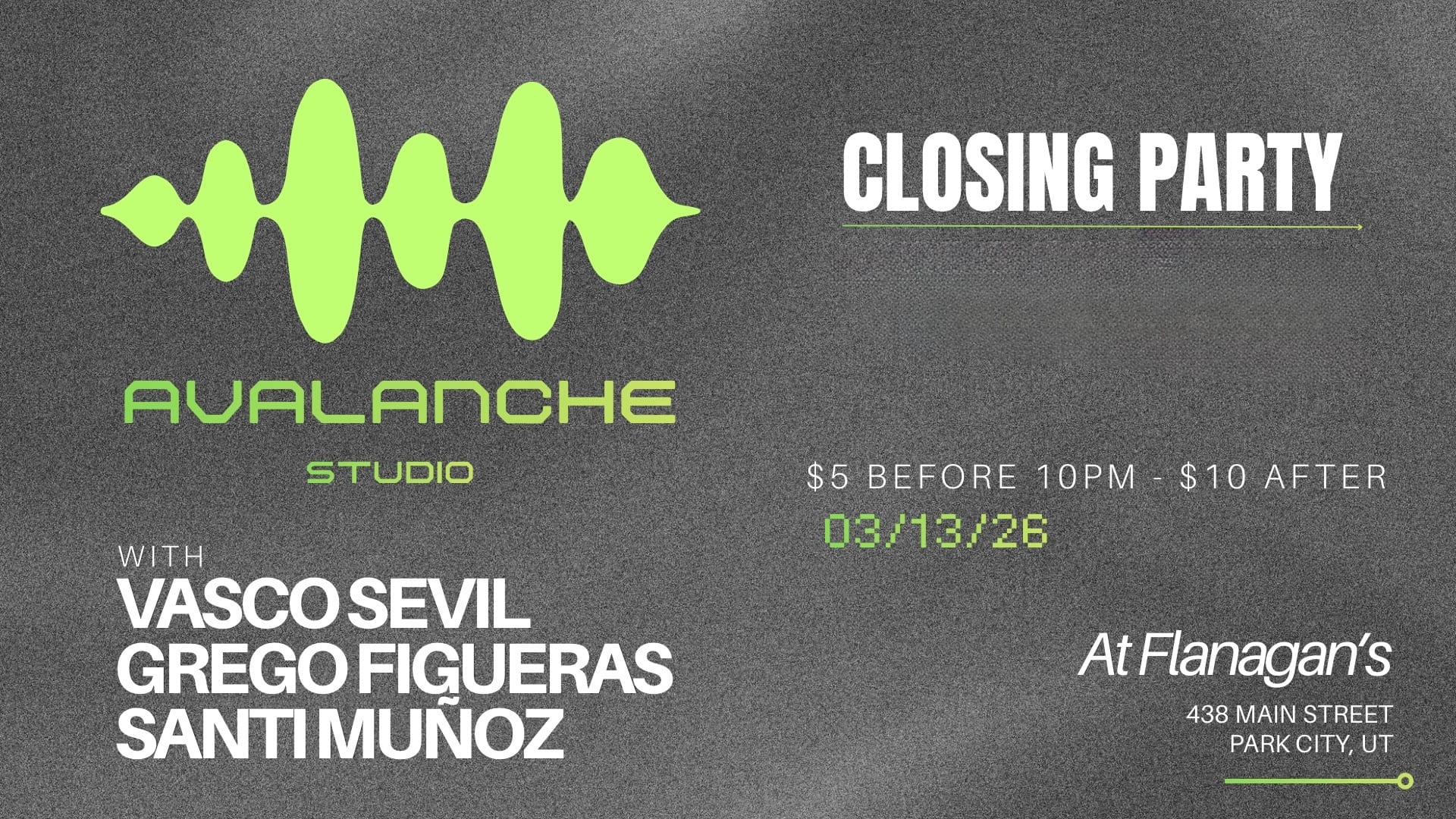 Avalanche Studio Closing Party