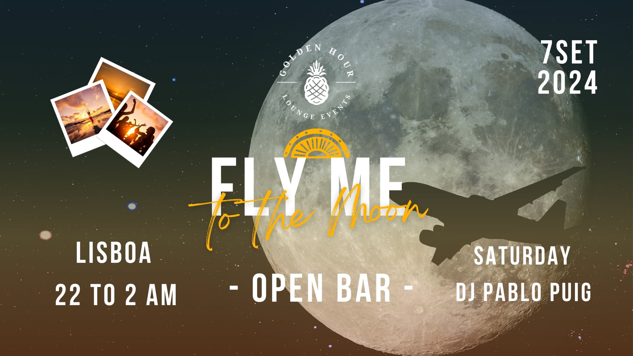 Fly Me To The Moon - Boat Party