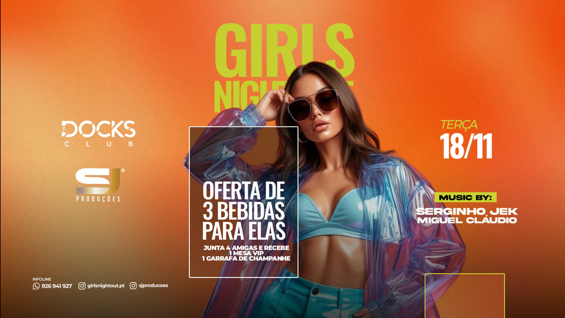 Girls Night Out 3 Free Drinks |