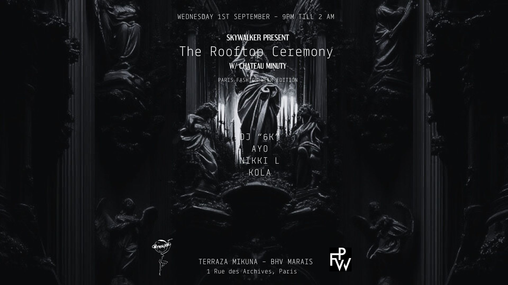 The Rooftop W/ Chateau Minuty – Paris Fashion Week Edition