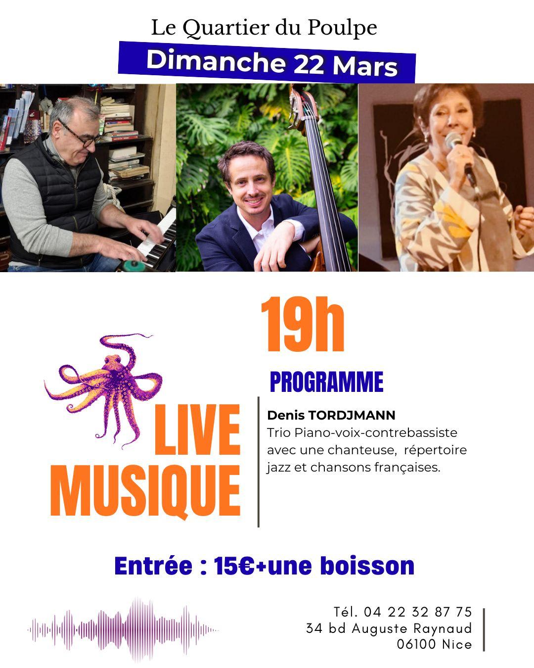 Jazz Signature Night – Trio Two D And Co