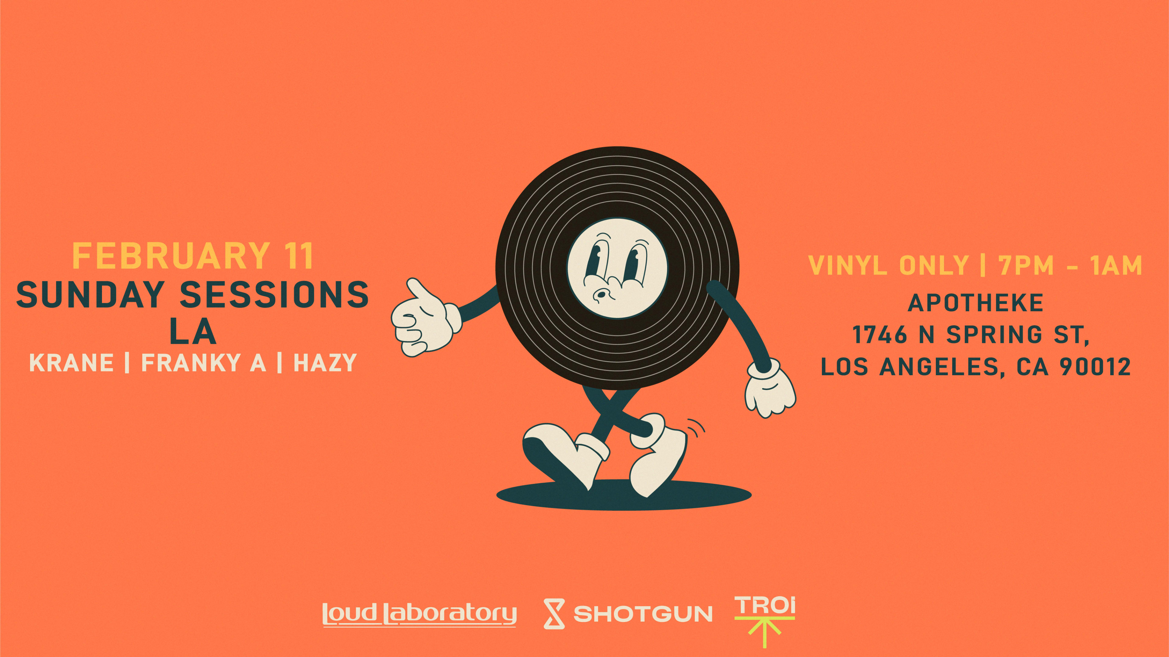 Sunday Sessions La (Vinyl Only) 02/11/24