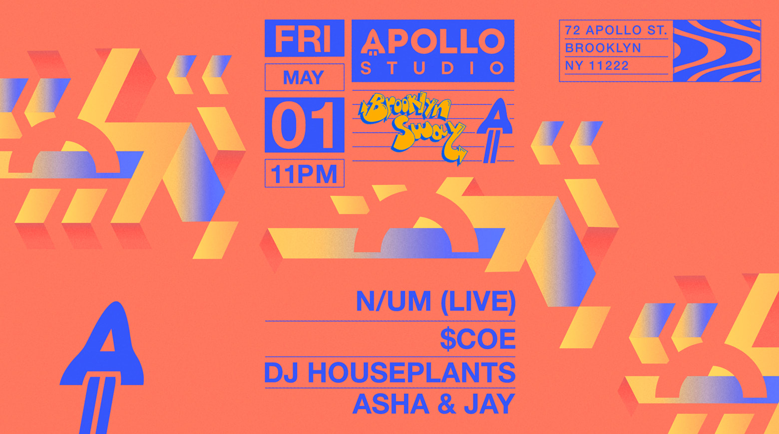 Apollo Studio Presents Brooklyn Sway - Record Release Party