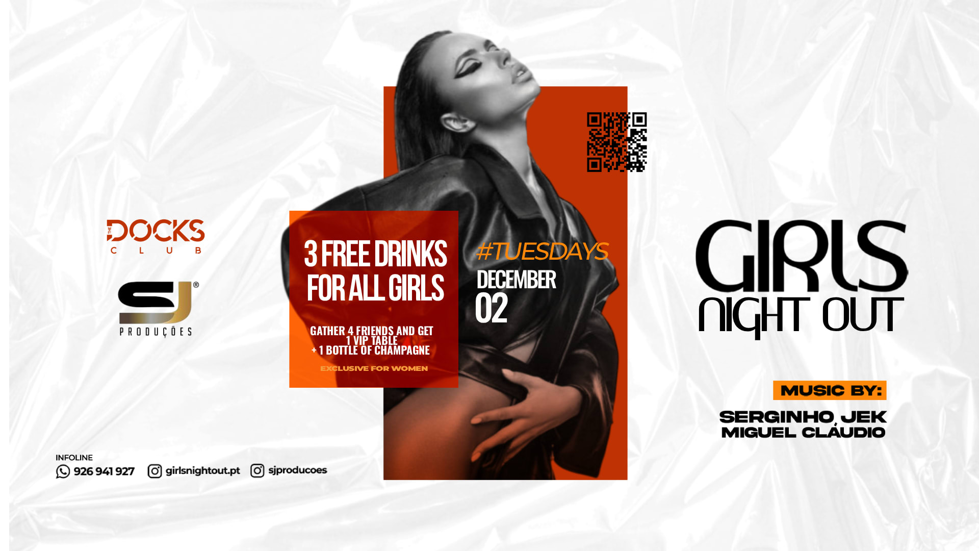 Girls Night Out 3 Free Drinks |