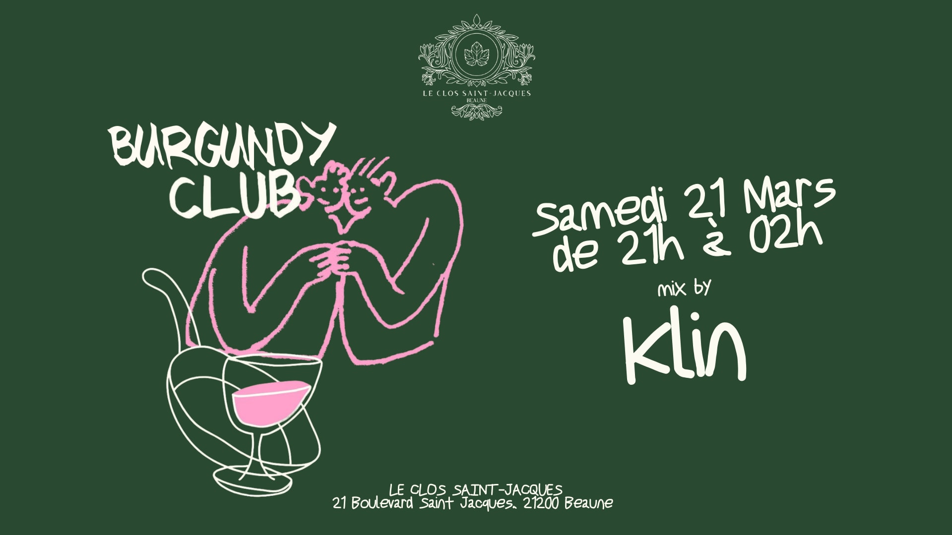 Burgundy House - Klin X Clos Saint Jacques