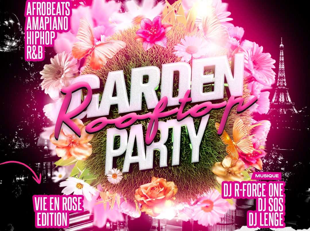 Garden Party | La Vie En Rose Edition | Dim 9 Aout | Rooftop