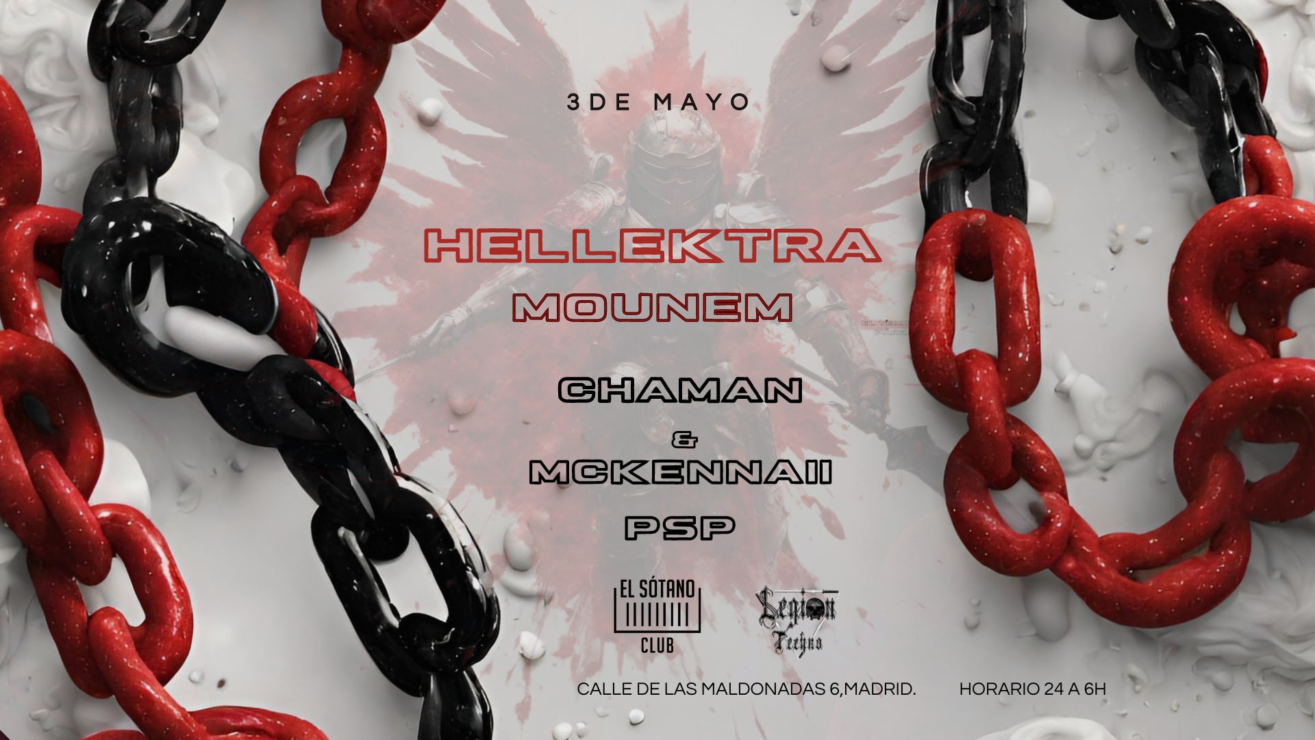 Hellektra/Mounem/Chaman Mckennaii/ Psp X Legión