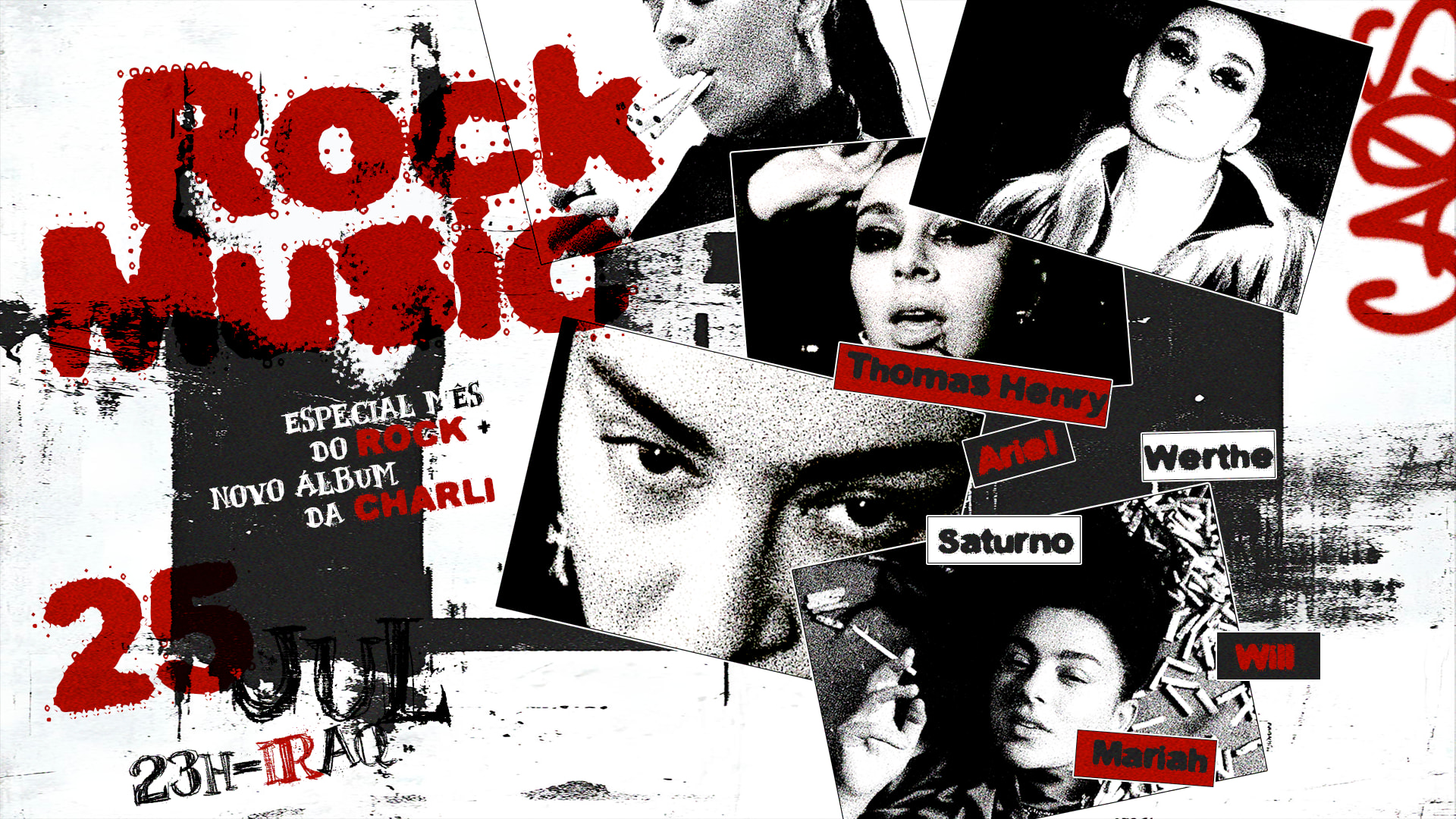 Caøs! Rock Music! Charli Xcx + Mês Do Rock .