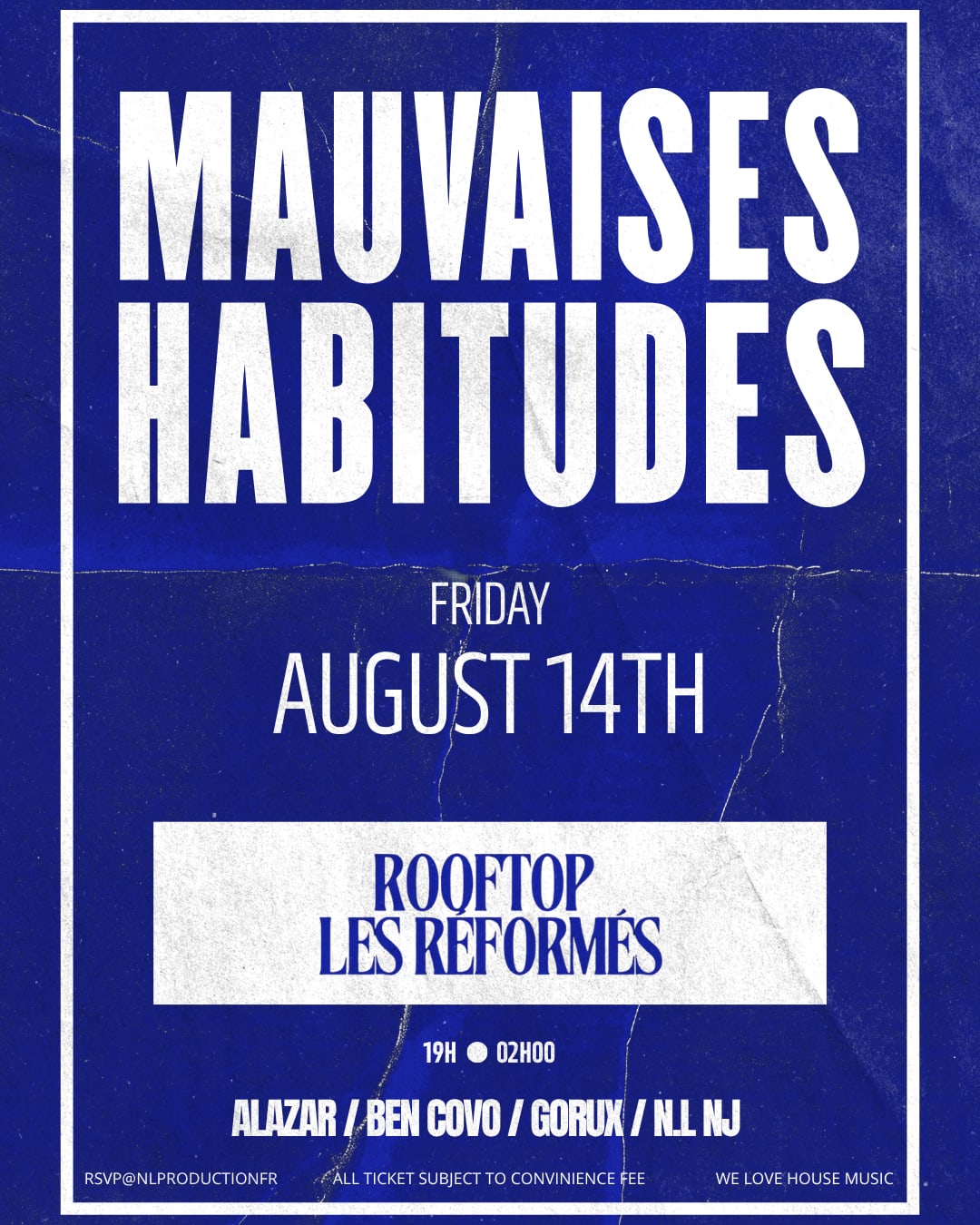 Mauvaises Habitudes @Les Réformés Rooftop Marseille