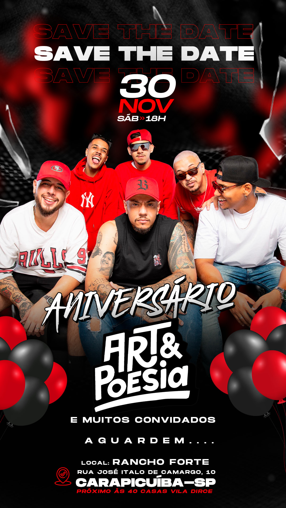 Aniversário Art e poesia 30/11