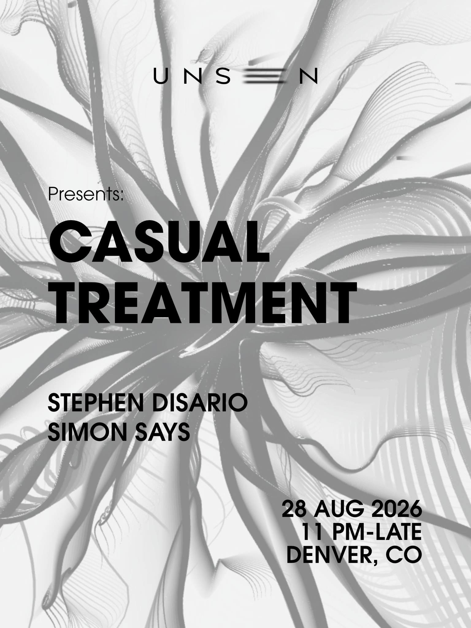 Unseen Presents: Casual Treatment + Stephen Disario