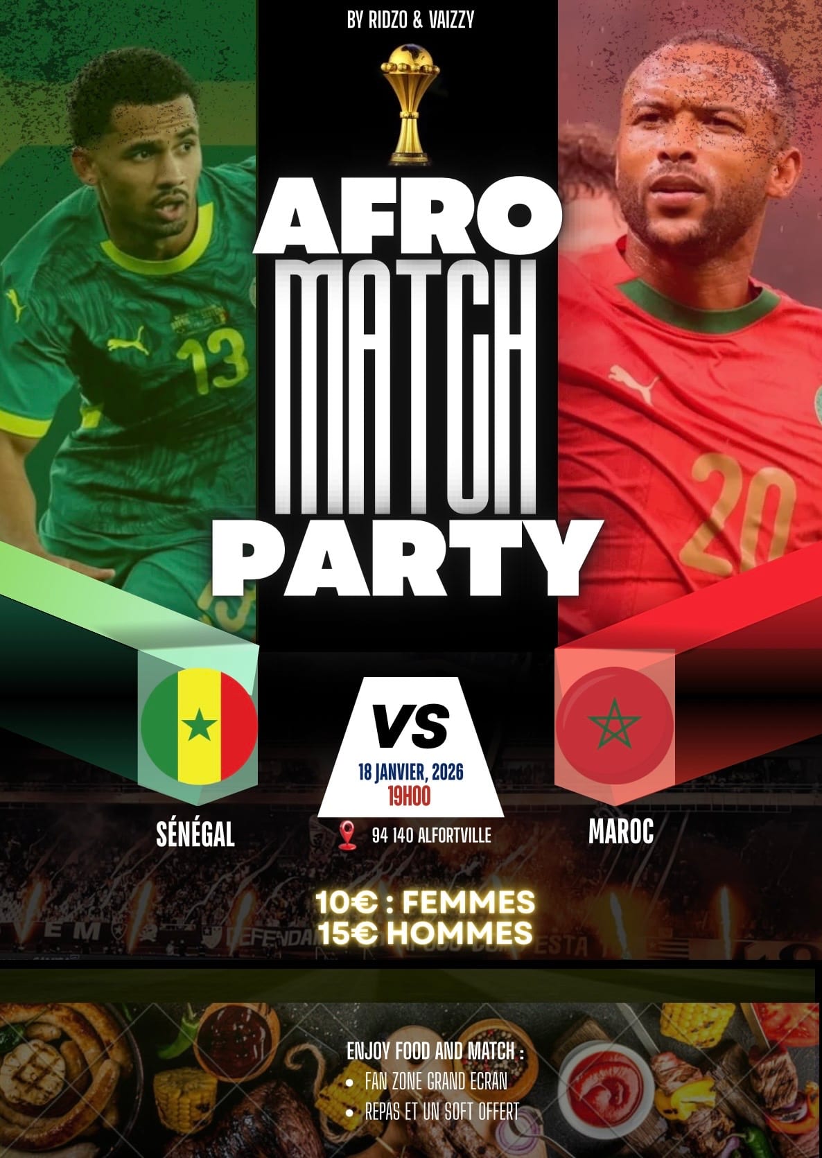 Afro Match Party Finale Maroc Vs Sénégal