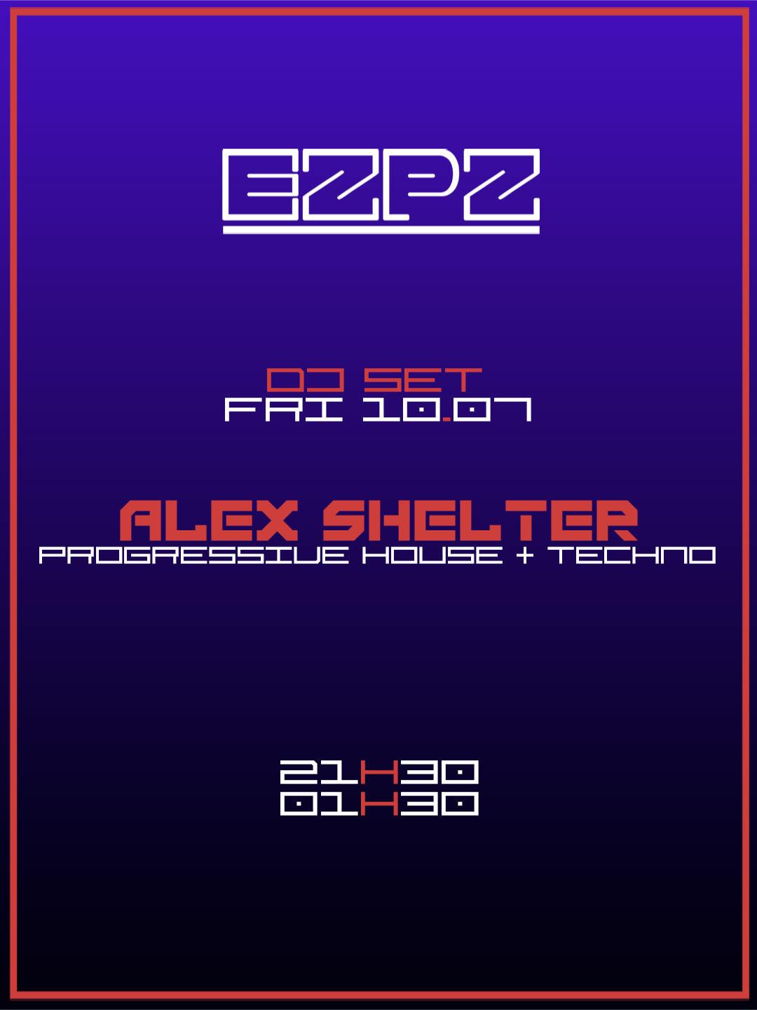 Alex Shelter @ Ezpz