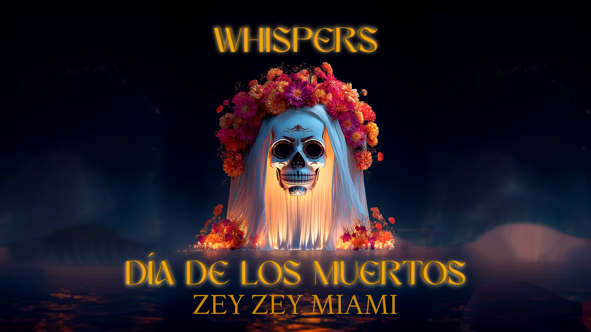 Whispers Dia De Muertos Party