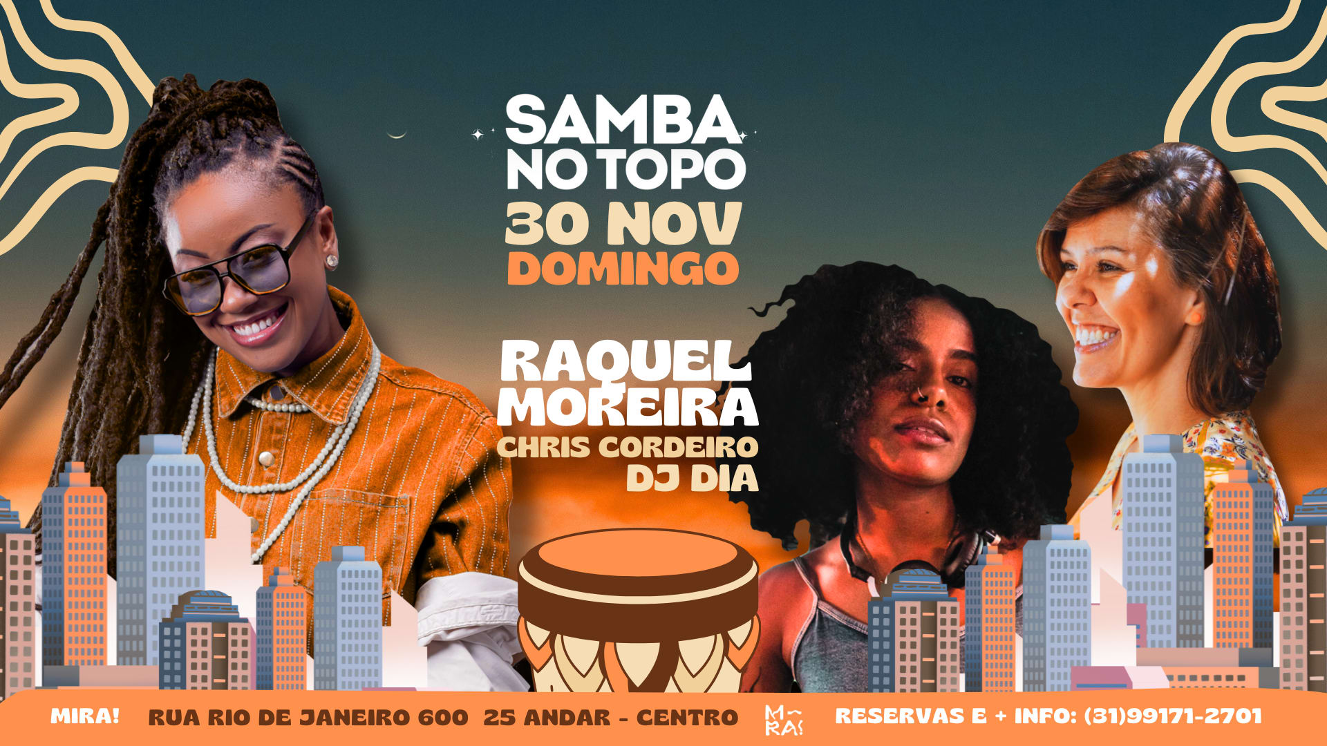 Snt - Raquel Moreira + Chris Cordeiro + Dj Dia