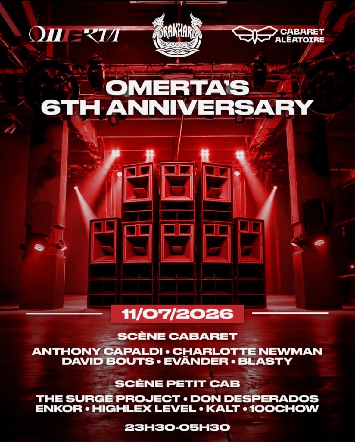 Omerta's 6th Anniversary : Invite Drakhard (2 Stages)
